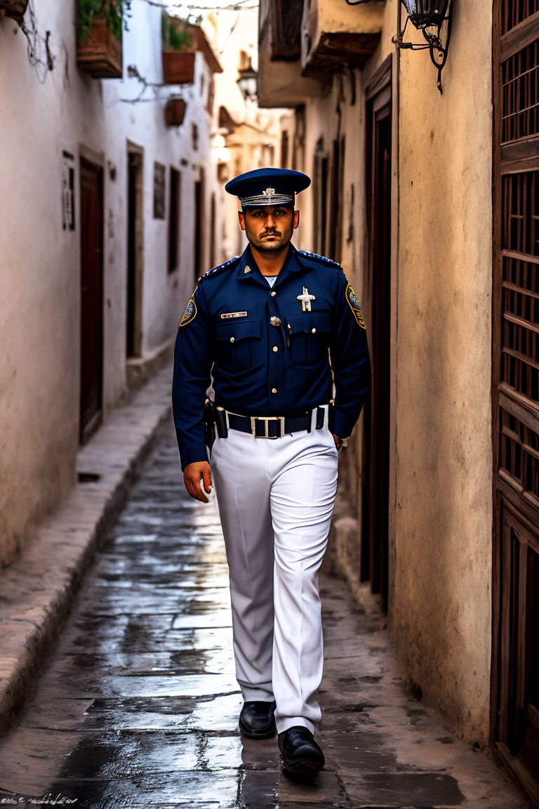 14557-730681367-3625-Serb ethnos, on cozy streets Morocco city, Police Officer, mj.png